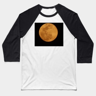 Orange Moon Baseball T-Shirt